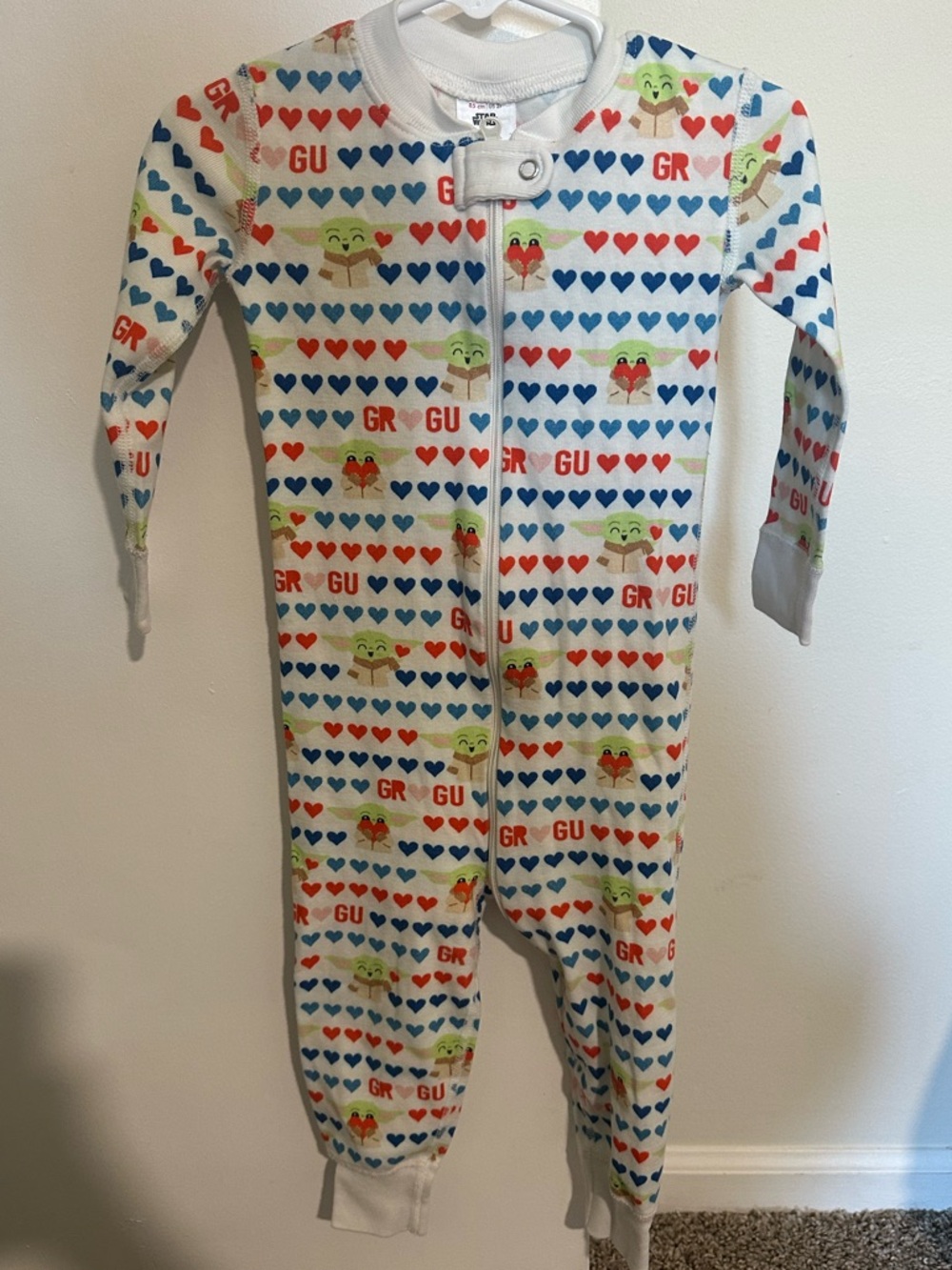 Star Wars by Hanna Andersson One-Piece Footie Pajamas - White, Blue, Red, Green